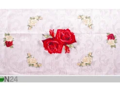 Globeliinikangas pöytäliina RUUSUT 45x140 cm