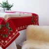 Gobeliinikankainen joululiina ORNAMENT 140x212 cm