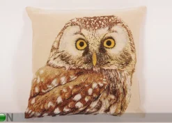 Gobeliinikankainen koristetyyny Owl 45x45 cm