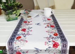 Gobeliinikankainen pöytäliina Chamomille 45x140 cm