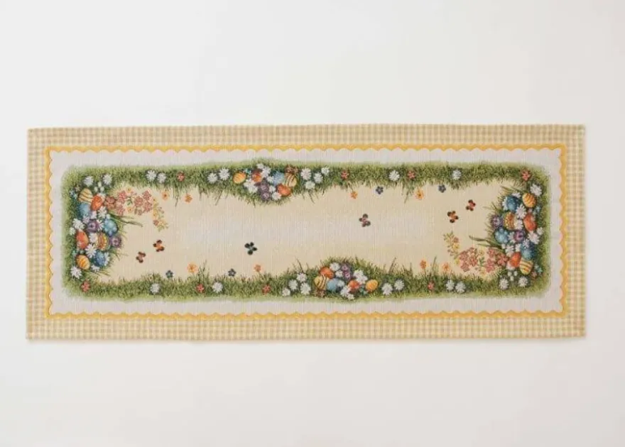 Gobeliinikankainen pöytäliina Pascha 37x100 cm