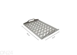 Grilliritilä ZigZag Solid, 50×33 cm