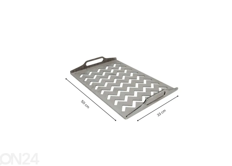 Grilliritilä ZigZag Solid, 50×33 cm