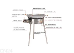 GrillSymbol grillipannu kaasupolttimella PRO-580 inox