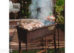 Hiiligrilli Cor-Ten terästä GrillSymbol Naked Chef XS