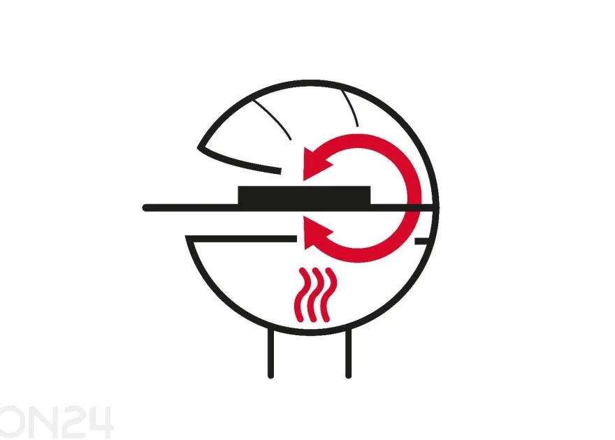 Hiiligrillin kupu Barbecook Dome Ø 43 cm