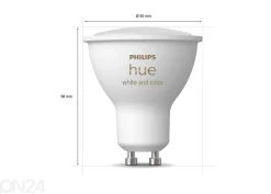 Hue White and Color ambiance sähkölamppu GU10 5,7 W