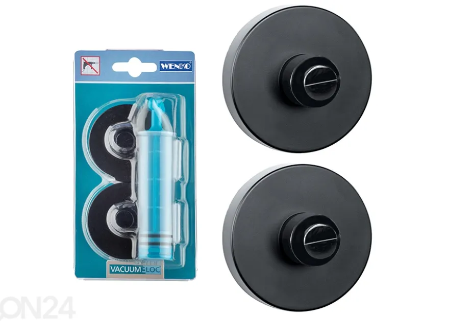 Hyllykannatin Vacuum-Loc, Classic Plus kylpyhuoneen hyllyille