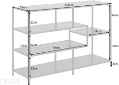 Hyllykkö Slim Line 114 cm