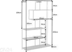 Hyllykkö Slim Line 114 cm