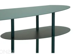Hylly Saturno 118x34x82 cm, sinivihreä