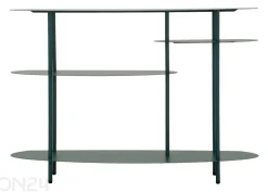 Hylly Saturno 118x34x82 cm, sinivihreä