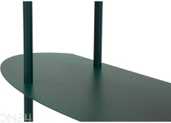 Hylly Saturno 118x34x82 cm, sinivihreä