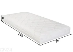 Hypnos beebilux 70x140x8 cm, bambuviskoosi