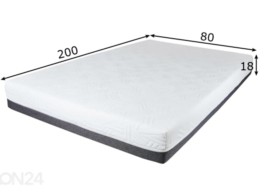 Hypnos joustinpatja Hera (pocket ja petauspatja) 80x200 cm