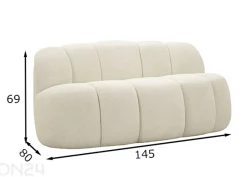 2-istuttava sohva Ball