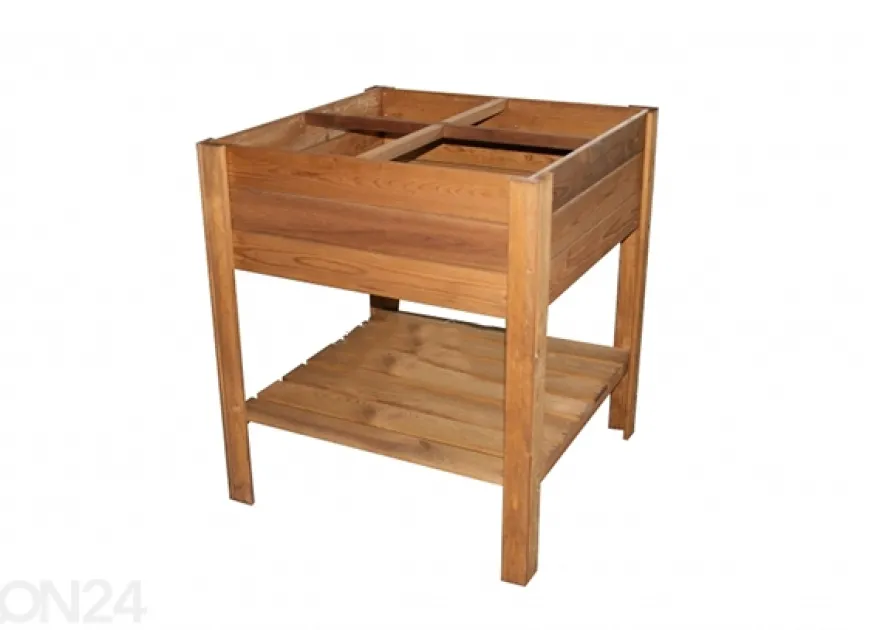 Istutuslaatikko jaloilla 80x80 cm 4 lokeroa