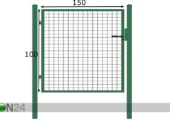 Jalankulkuportti 1x1,5 m