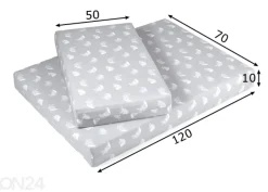 Jatkettava patja 70x120+50cm