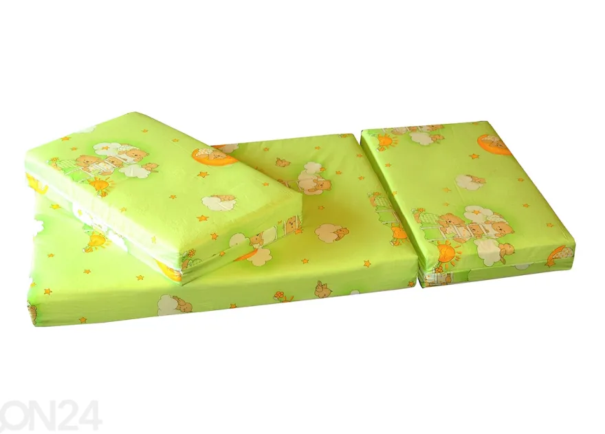 Jatkettava patja 75x100+42+42 cm