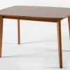 Jatkettava ruokapöytä Bari 80x120-150 cm, pähkinä