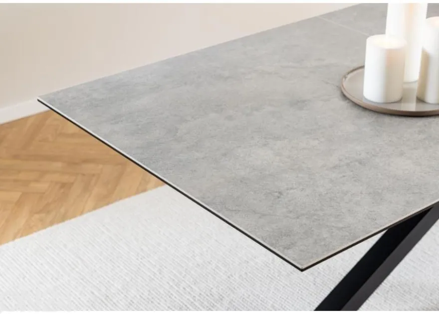 Jatkettava ruokapöytä Beira 100x200/240 cm