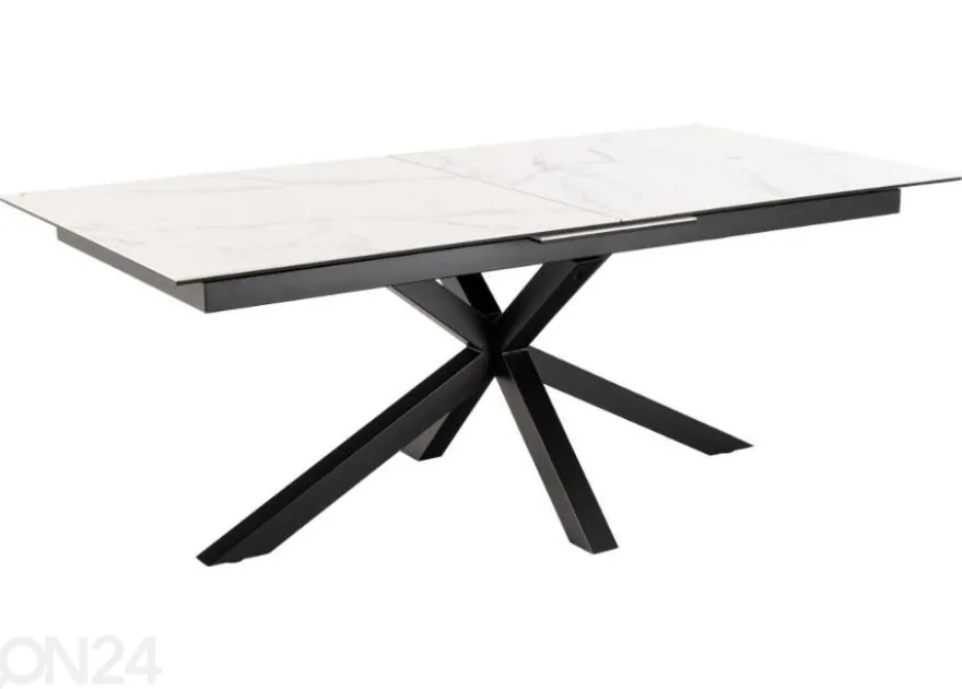Jatkettava ruokapöytä Beira 100x200/240 cm