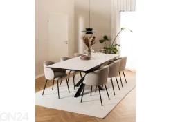 Jatkettava ruokapöytä Beira 100x200/240 cm