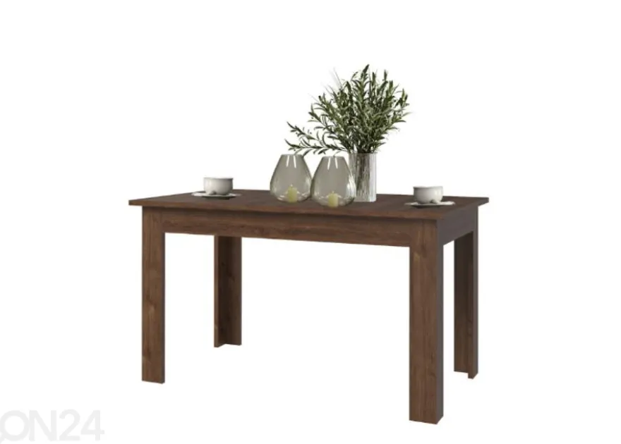 Jatkettava ruokapöytä Brass 80x132/175 cm