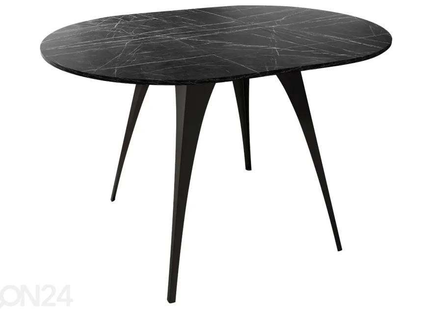 Jatkettava ruokapöytä Carmen 100x100-138 cm