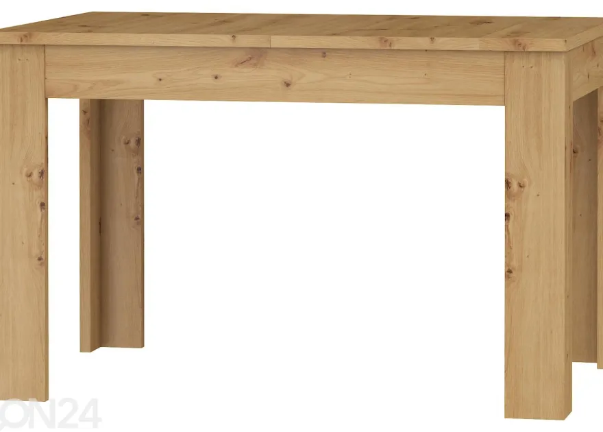 Jatkettava ruokapöytä Cobhy 120-160x80 cm