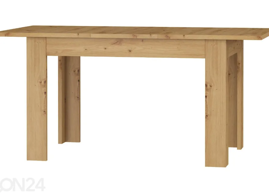 Jatkettava ruokapöytä Cobhy 120-160x80 cm
