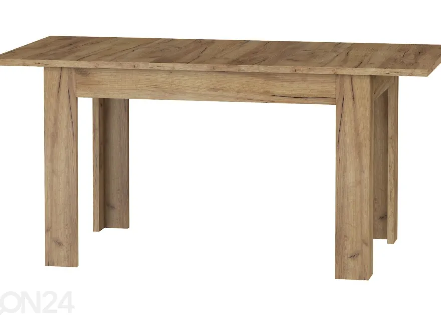 Jatkettava ruokapöytä Cobhy 120-160x80 cm