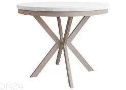 Jatkettava ruokapöytä Edder 120x120/196 cm