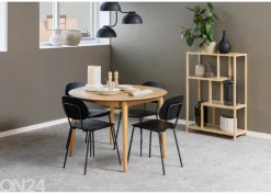 Jatkettava ruokapöytä Monz Ø 115/154 cm