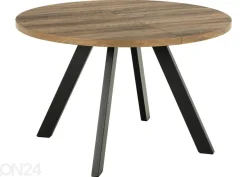 Jatkettava ruokapöytä Saida Ø120/210x75 cm