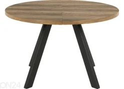 Jatkettava ruokapöytä Saida Ø120/210x75 cm