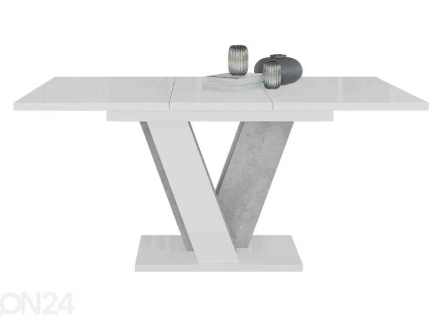 Jatkettava ruokapöytä Viney 90x120/160 cm