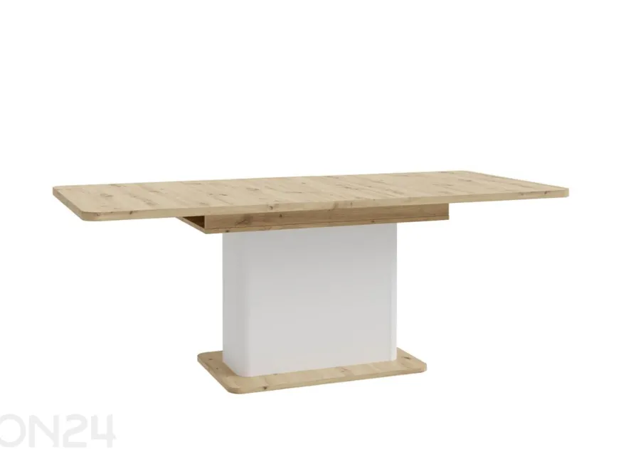 Jatkettava ruokapöytä Wardiol 90x160/200 cm