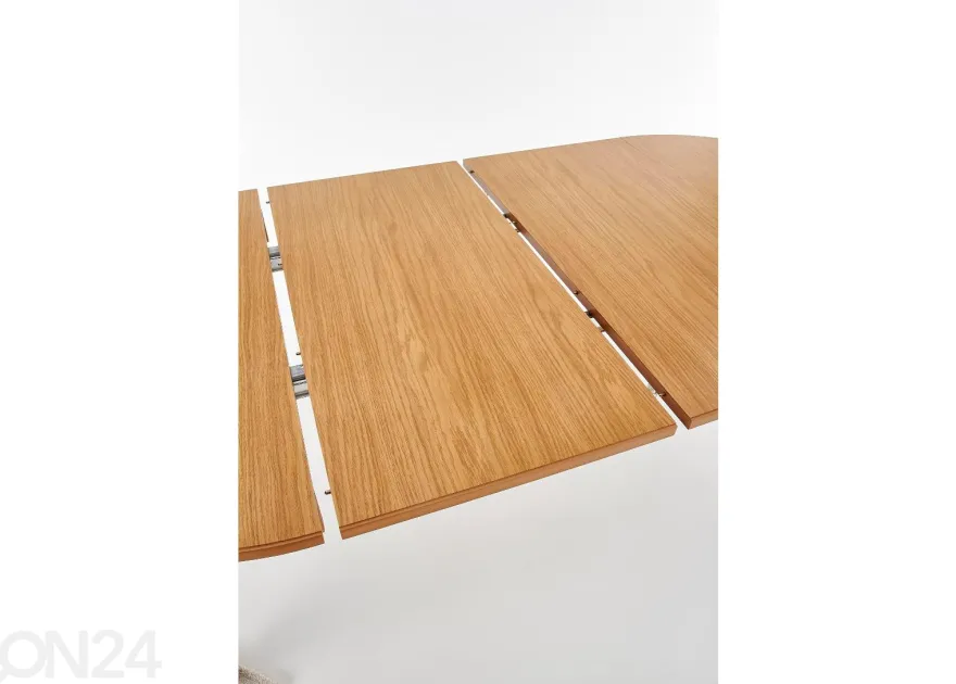 Jatkettava ruokapöytä 100/200x100 cm