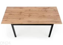 Jatkettava ruokapöytä 124/168x74 cm