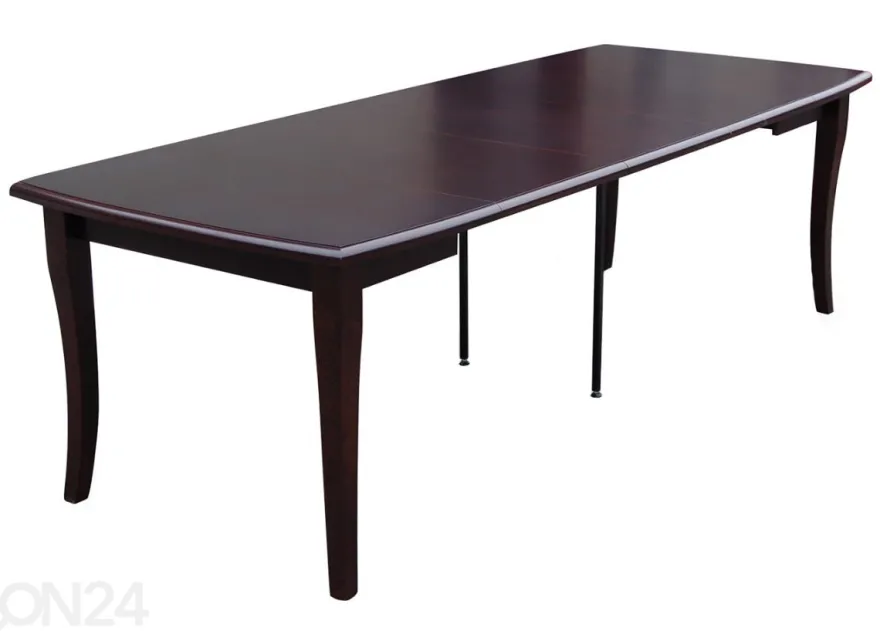 Jatkettava ruokapöytä 100x100-250 cm + 4 tuolia