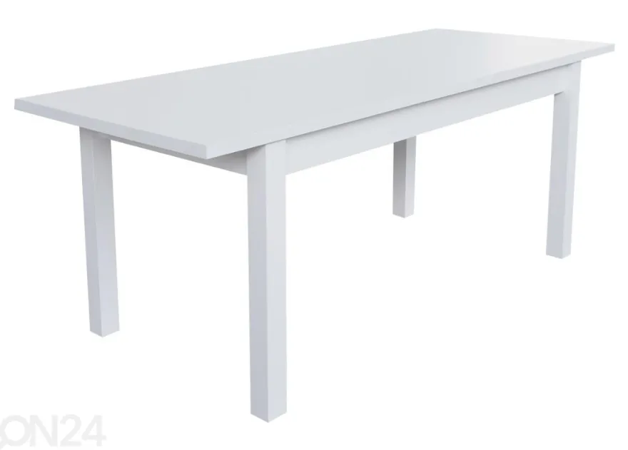 Jatkettava ruokapöytä 80x160-200 cm + 6 tuolia