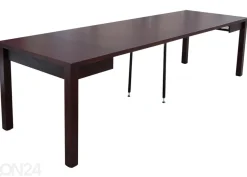 Jatkettava ruokapöytä 90x90-240 cm + 4 tuolia
