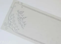 Jouluaiheinen pöytäliina gobeliinikankaasta Chalet Lurex silver 45x138 cm