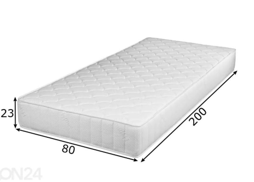 Joustinpatja Hypnos Hemera korkea pocket 5-zone 80x200 cm