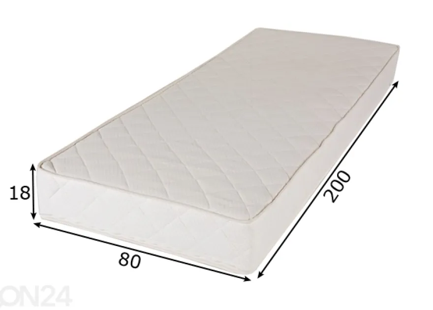 Joustinpatja Pocket Orthopedic 80x200 cm