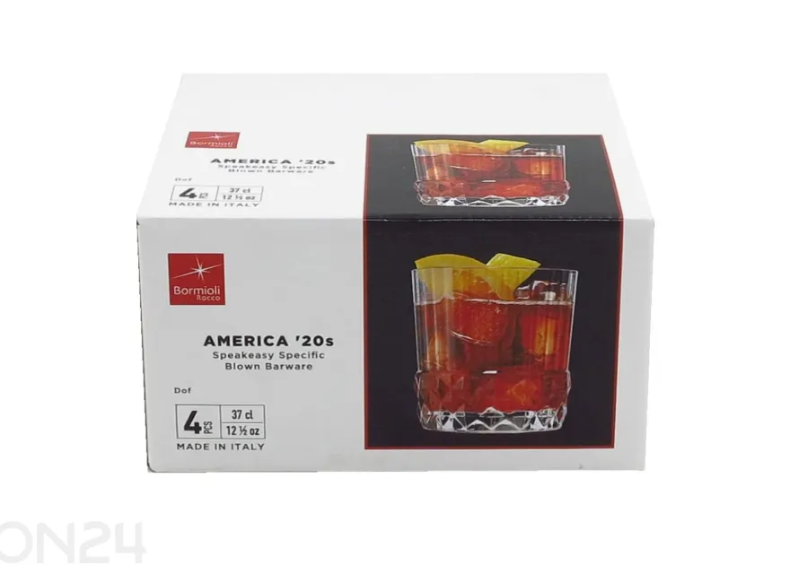 Juomalasi America'20s 37 cl, 4 kpl
