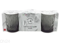Juomalasi Bormioli Rocco Wind onyx, 30 cl, 3 kpl