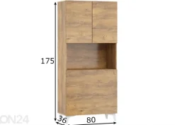 Kaappi-hyllystö/ sihteerinkaappi Lissy 80 cm